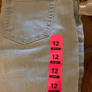 Size 12 skinny jeans from children’s place